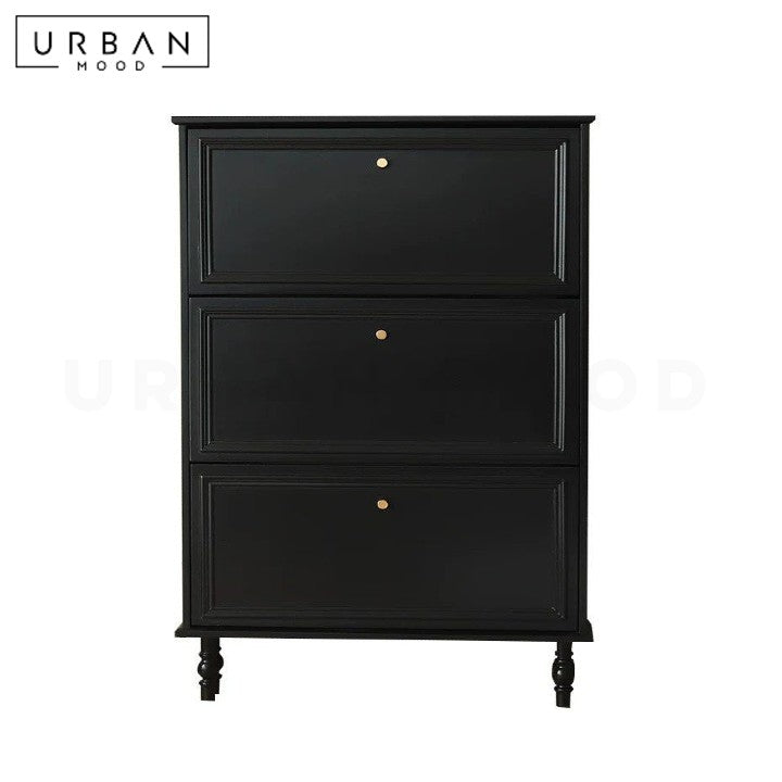 SOLIMAN Victorian Slim Shoe Cabinet