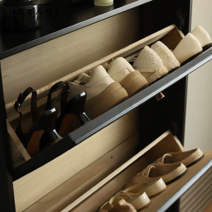 SOLIMAN Victorian Slim Shoe Cabinet