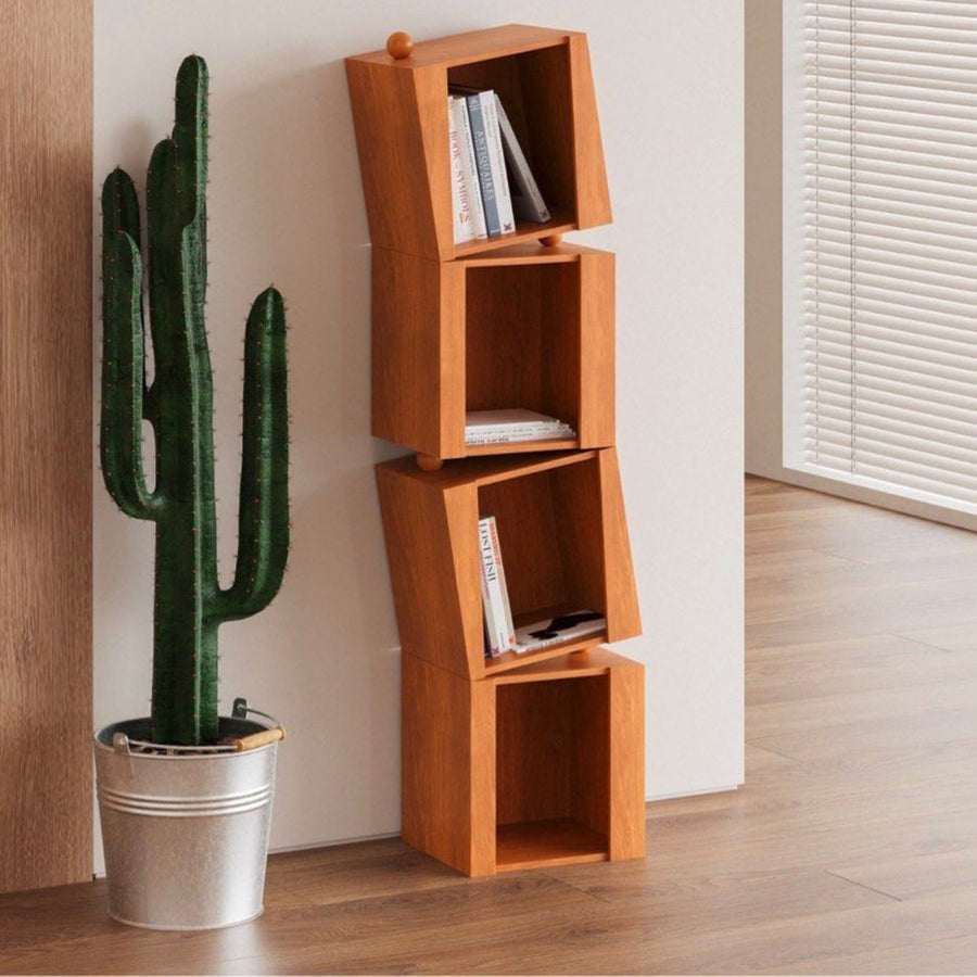 SOLVANE Modern Solid Wood Bookshelf - Urban Mood Singapore