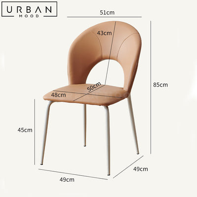 SONI Modern Leather Dining Chair