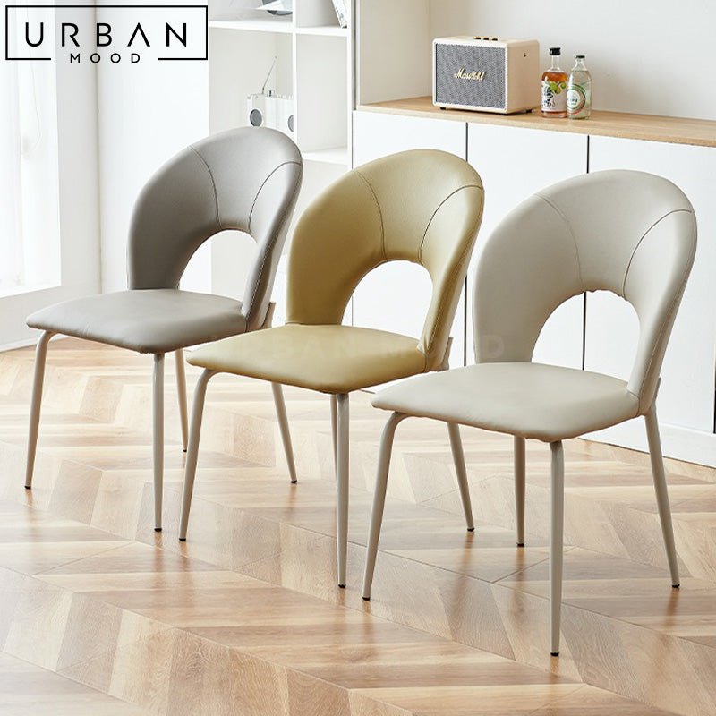 SONI Modern Leather Dining Chair