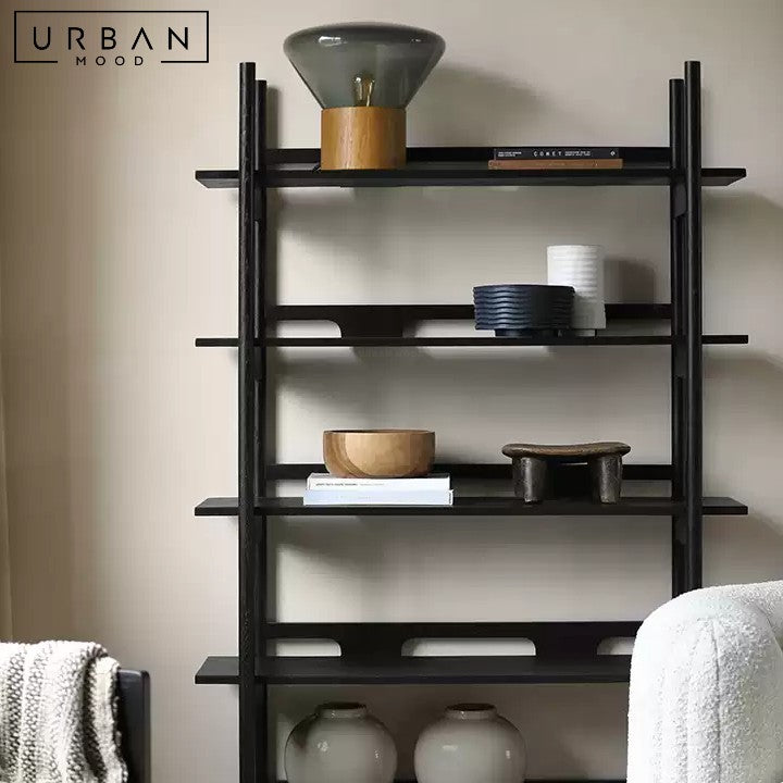 SONIA Modern Solid Wood Bookshelf