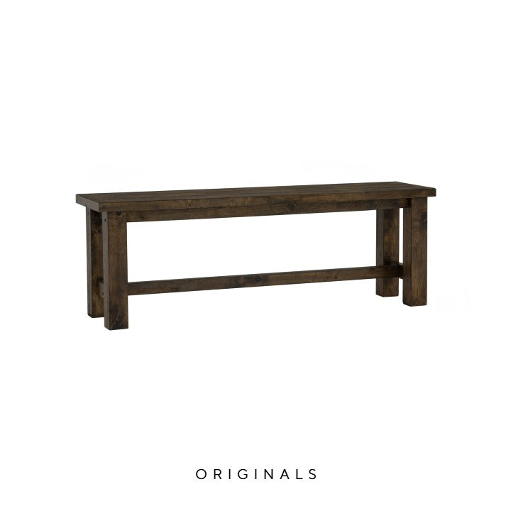 SONILA Rustic Solid Wood Bench