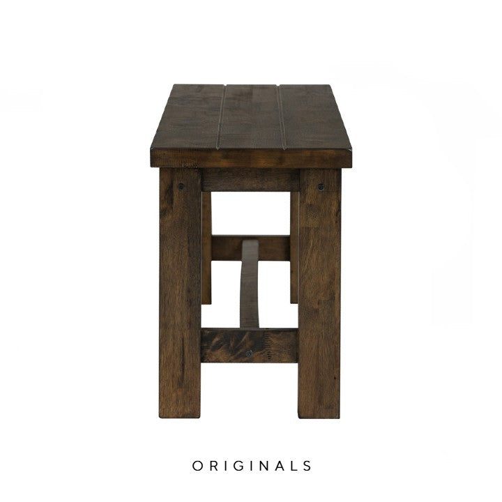 SONILA Rustic Solid Wood Bench
