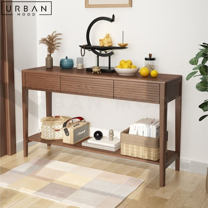 SONJA Modern Solid Wood Console Table