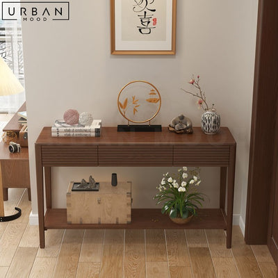 SONJA Modern Solid Wood Console Table