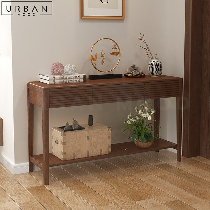 SONJA Modern Solid Wood Console Table