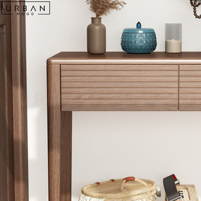 SONJA Modern Solid Wood Console Table