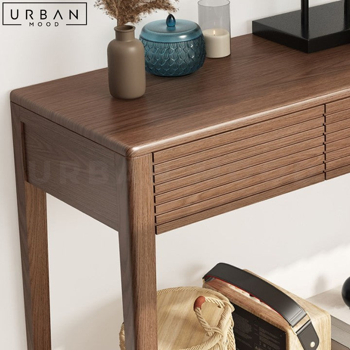 SONJA Modern Solid Wood Console Table