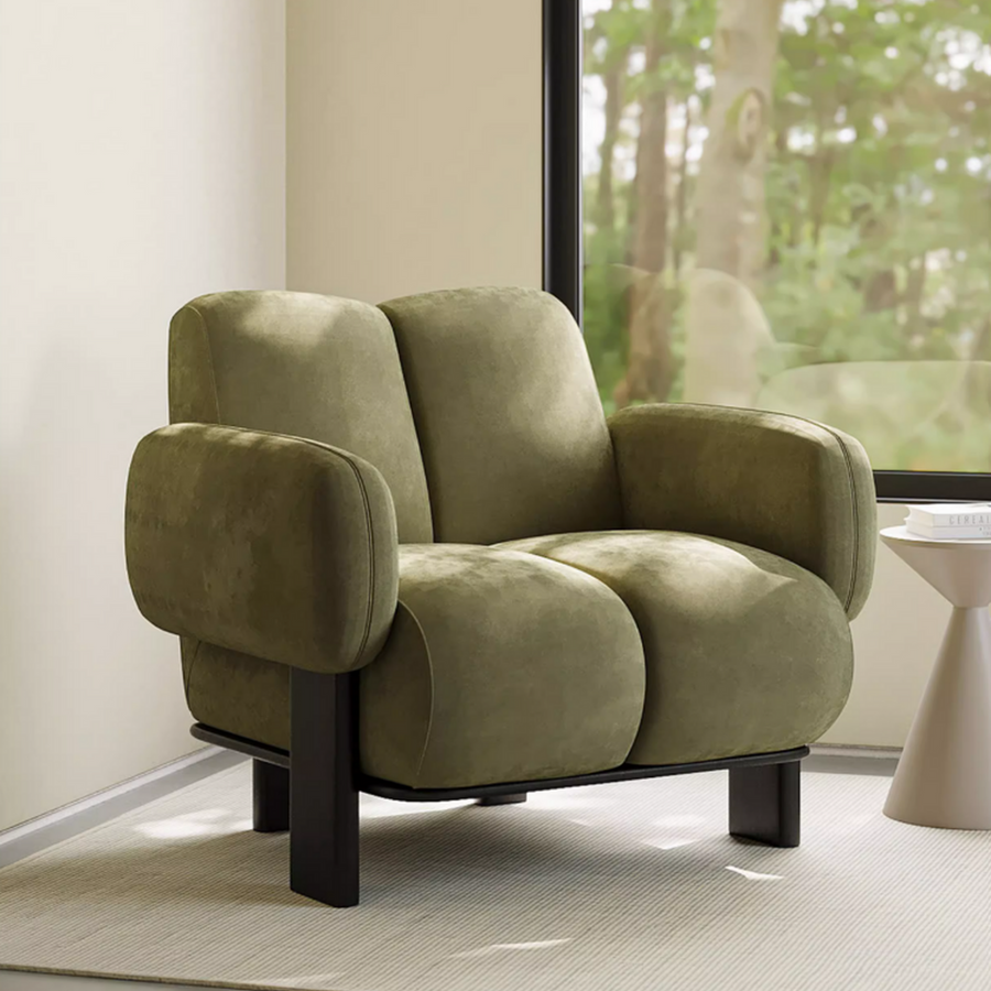 SORALI Modern Fabric Lounge Chair - Urban Mood Singapore