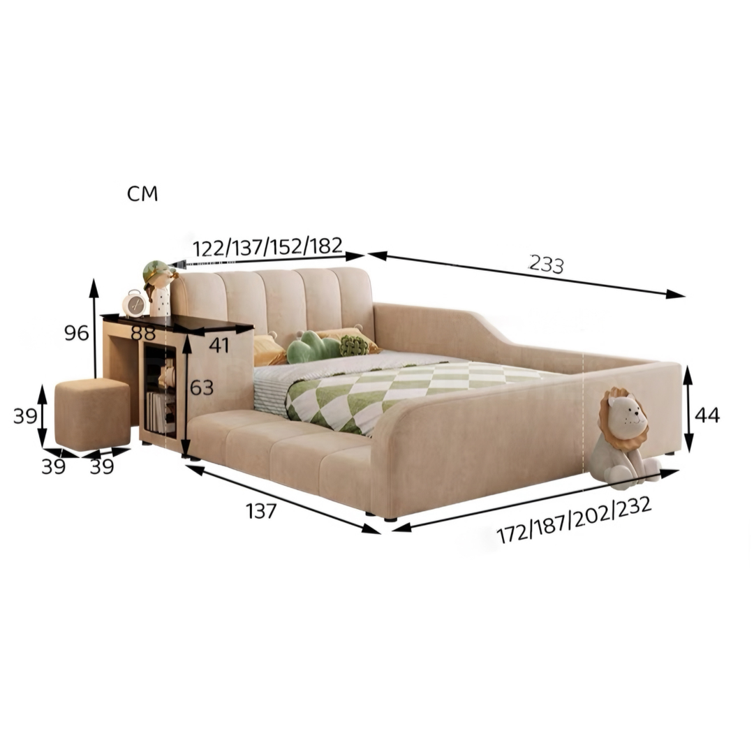 SORAVEL Modern Minimalist Storage Bedframe - Urban Mood Singapore
