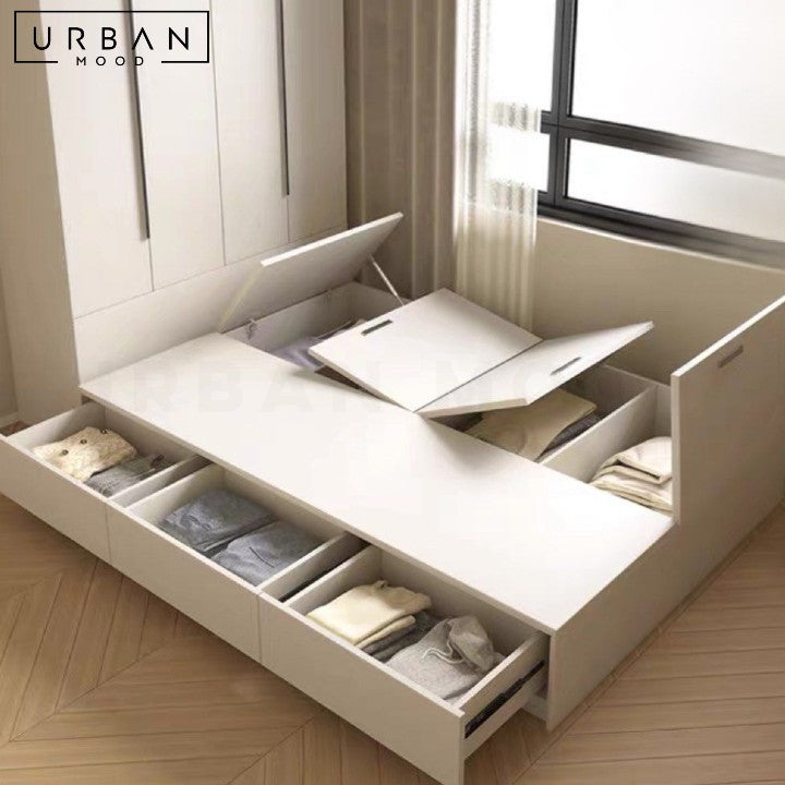 SOSSI Modern 4-in-1 Multipurpose Bedframe