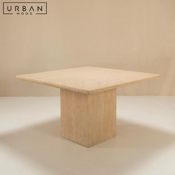 SOTO Wabi Sabi Travertine Dining Table