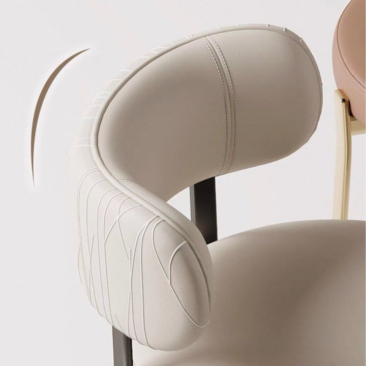 SOVEN Modern Leather Dining Chair - Urban Mood Singapore