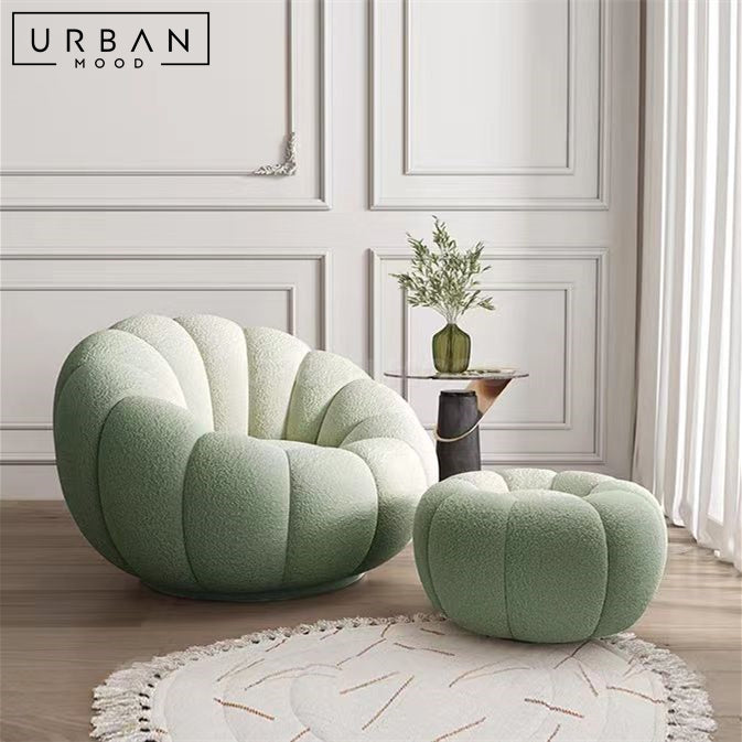 SPHERAL Modern Boucle Armchair