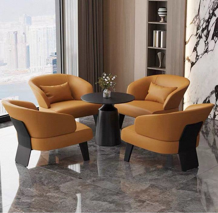 SPIRE Modern Leather Lounge Chair - Urban Mood Singapore