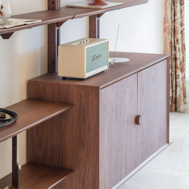 STATION Modern Solid Wood Wall Mounted Shelf - Urban Mood Singapore