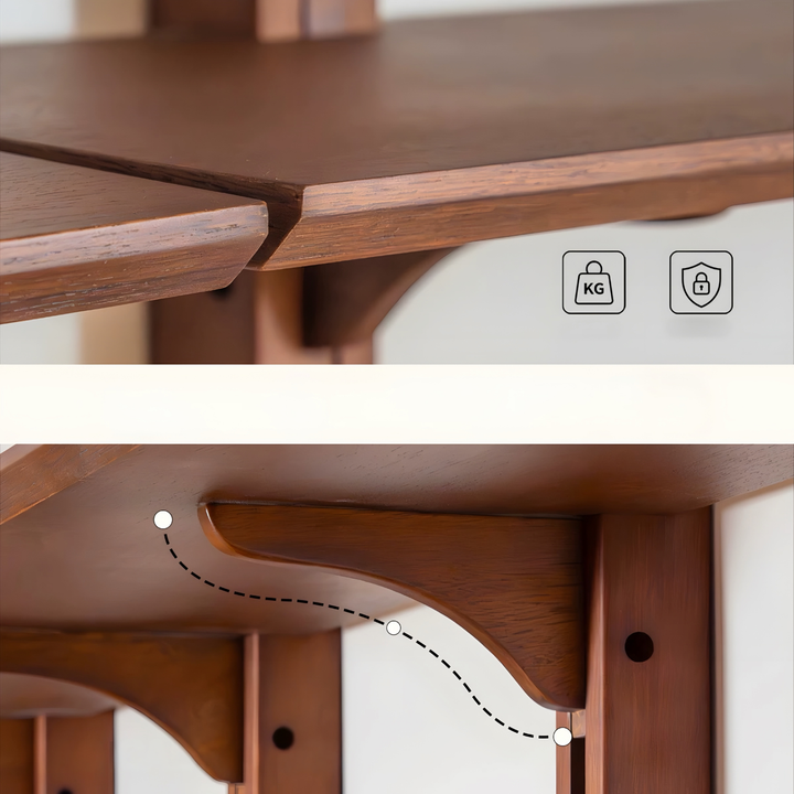 STATION Modern Solid Wood Wall Mounted Shelf - Urban Mood Singapore