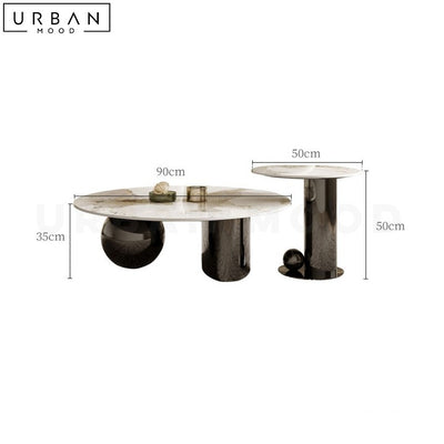 STEELE Modern Sintered Stone Coffee Table