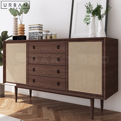 STEPHANIE Japandi Solid Wood Sideboard