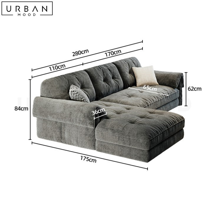 STEPHAN Modern Fabric Sofa