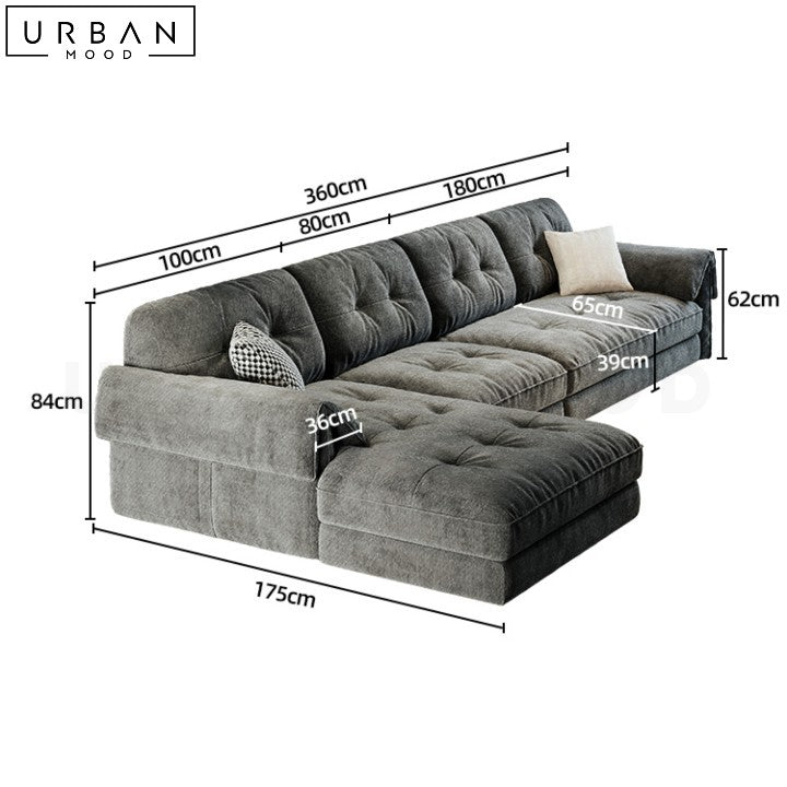 STEPHAN Modern Fabric Sofa