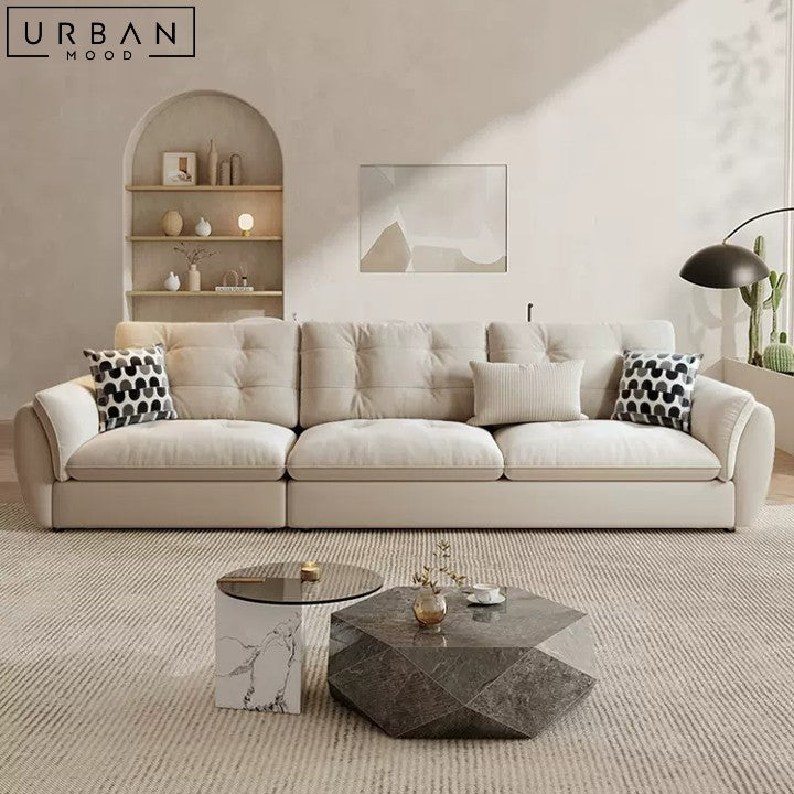 STEROS Modern Fabric Sofa