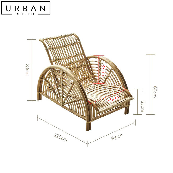 STEV Retro Rattan Leisure Chair