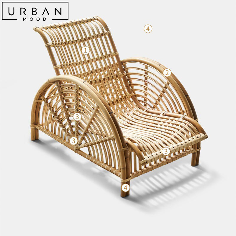 STEV Retro Rattan Leisure Chair