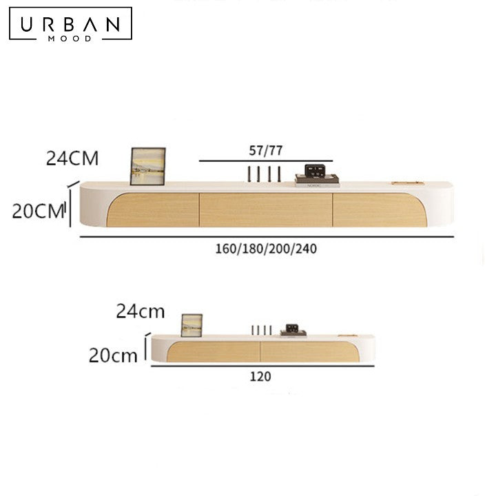STIPIC Modern Floating TV Console