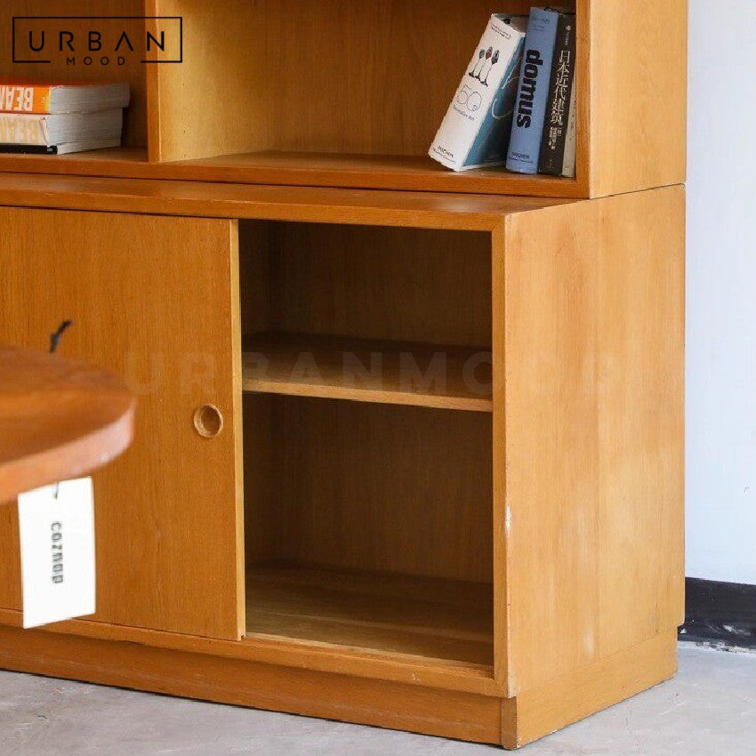 STOCKER Danish Solid Wood Bookshelf