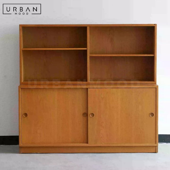 STOCKER Danish Solid Wood Bookshelf