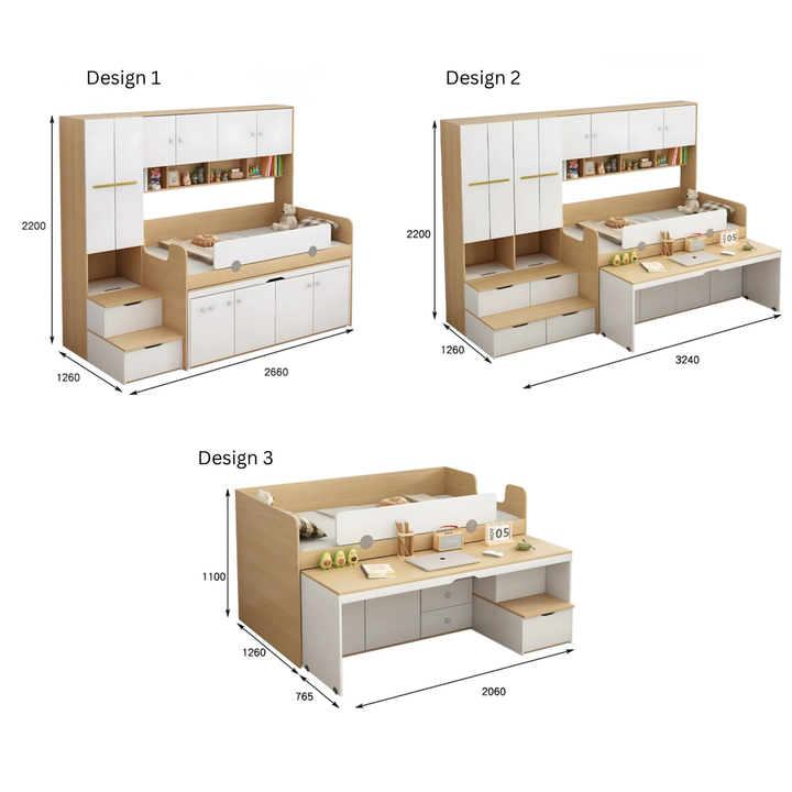 STONE Modern Multipurpose Storage Bedframe - Urban Mood Singapore