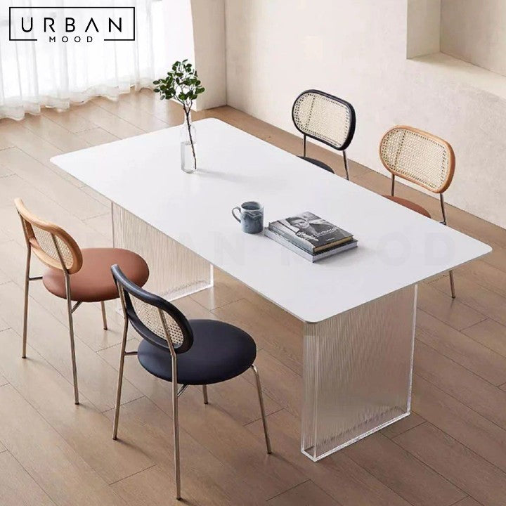 STRASSER Modern Sintered Stone Dining Table