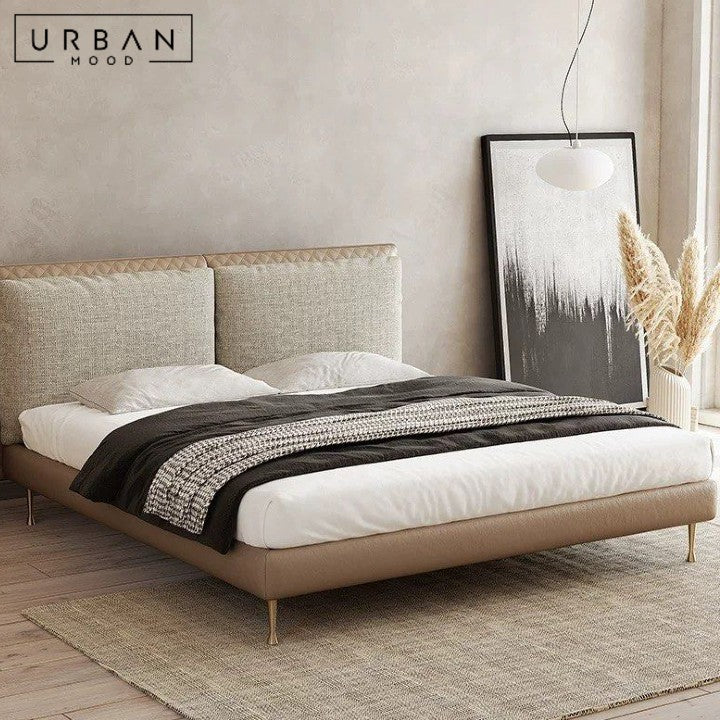 SUE Modern Leather Bedframe