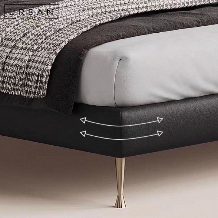 SUE Modern Leather Bedframe