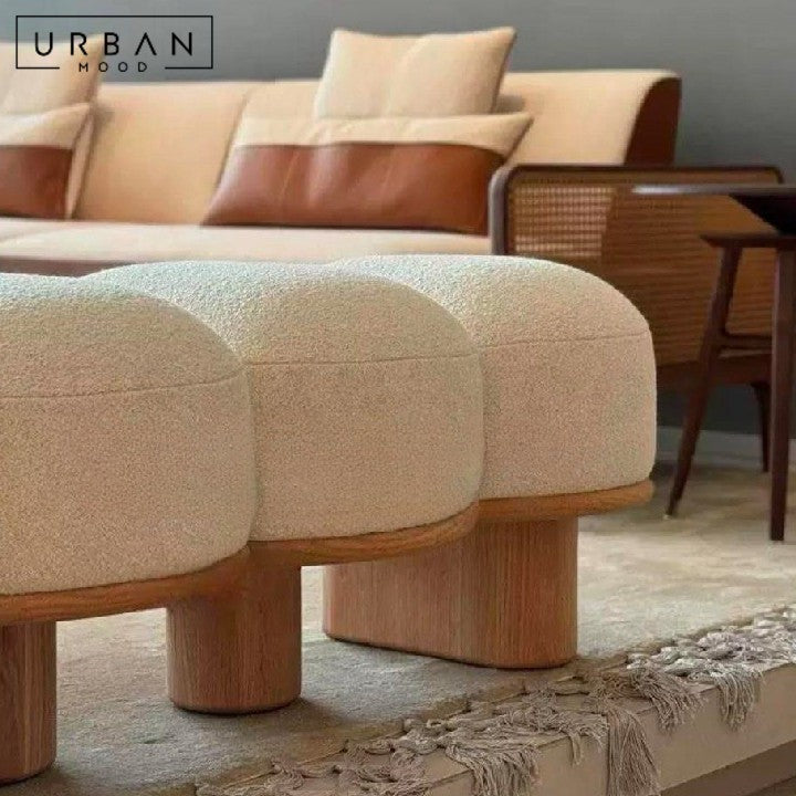 NING Modern Boucle Bench