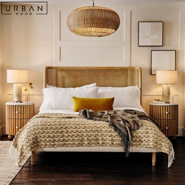 SULTAN Japandi Rattan Bedframe