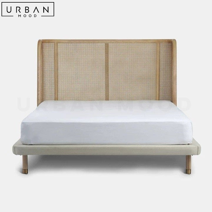 SULTAN Japandi Rattan Bedframe