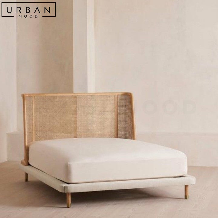 SULTAN Japandi Rattan Bedframe