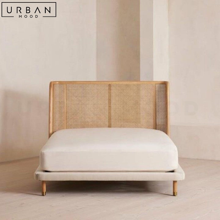 SULTAN Japandi Rattan Bedframe