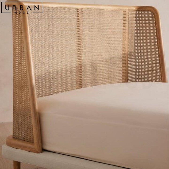 SULTAN Japandi Rattan Bedframe