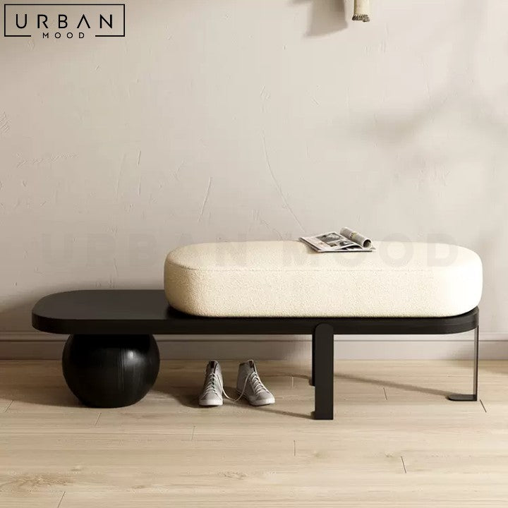 VIS Modern Boucle Bench