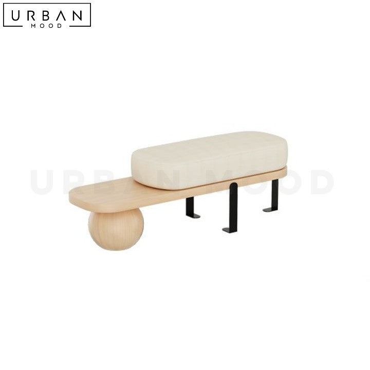 VIS Modern Boucle Bench