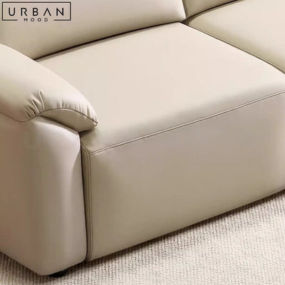 SYEDA Modern Leather Recliner Sofa