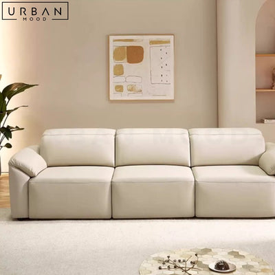 SYEDA Modern Leather Recliner Sofa