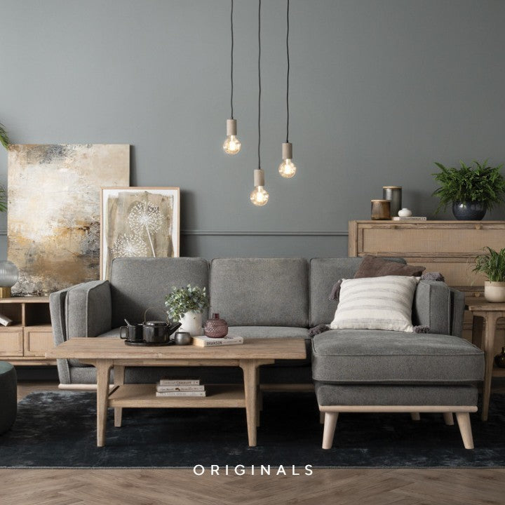 ZONA Modern Fabric Sectional Sofa