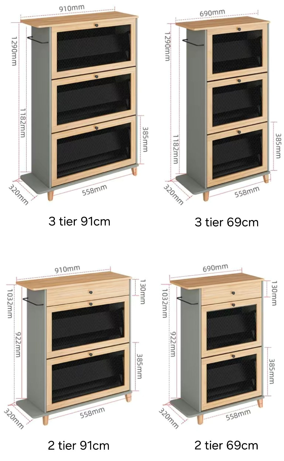 SCOTTY Modern Shoe Cabinet