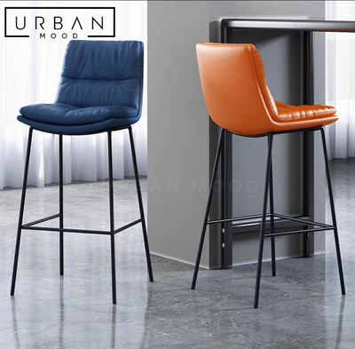 SHADE Modern Leathaire Bar Stool