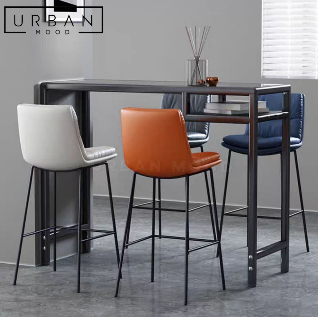 SHADE Modern Leathaire Bar Stool